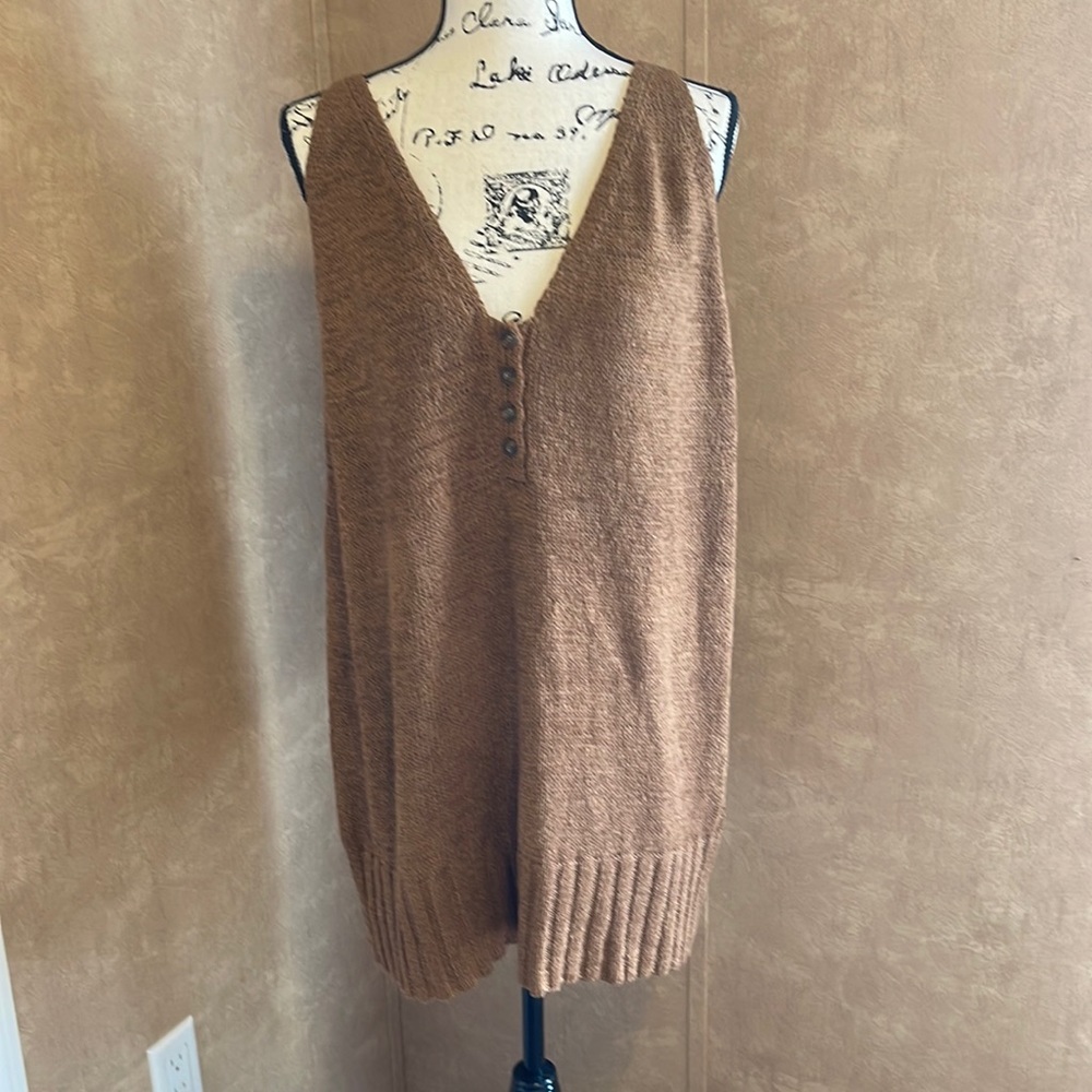 UNIVERSAL THREAD goods co. Target sweater sleeveless plus size pull over 3X